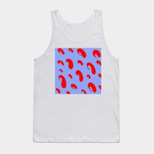 red fruit purple design background Tank Top